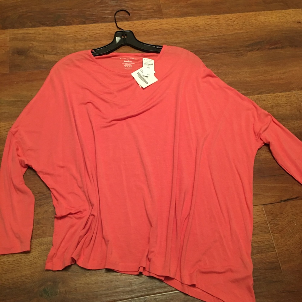 Neiman Marcus oversized asymmetrical top